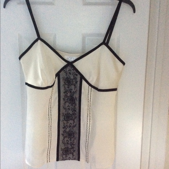 LOFT Tops - Ann Taylor Loft NWOT 12 petite Cream color…